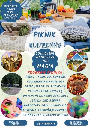 Piknik Rodzinny i Konkurs Kulinarny w Gliniance